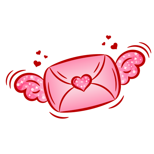 Envelope Stickers - Free valentines day Stickers