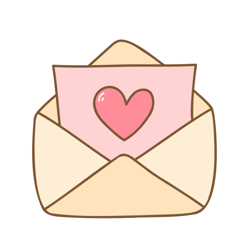 Love letter Generic Thin Outline Color icon