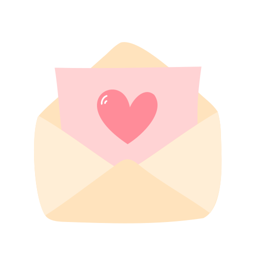 lettre d'amour Icône gratuit