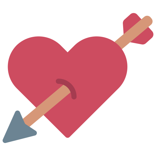 Cupid arrow free icon