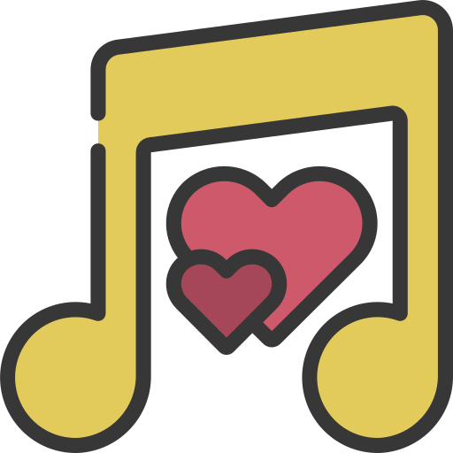 musica romantica icono gratis