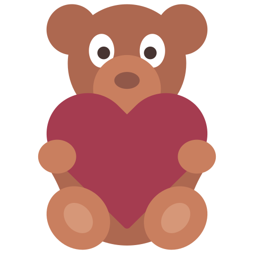 oso de peluche icono gratis