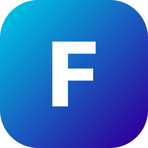 Letter f Generic Flat Gradient icon