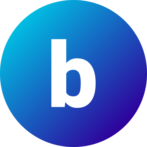 Letter b Generic Flat Gradient icon