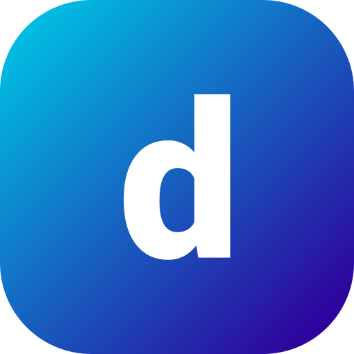 Letter d Generic Flat Gradient icon