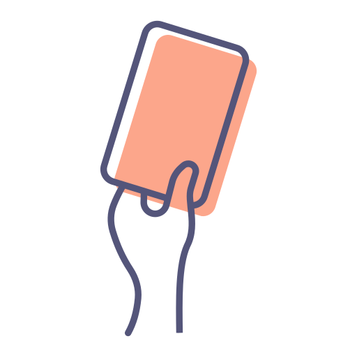 tarjeta de penalización icono gratis