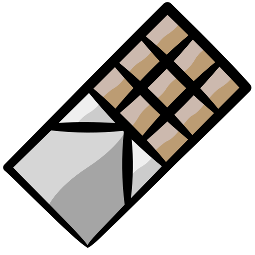 Плитка шоколада бесплатно иконка