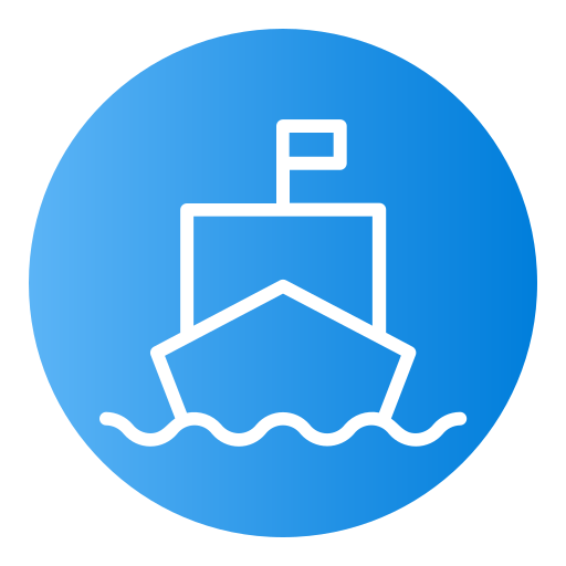 Ship Generic Flat Gradient icon