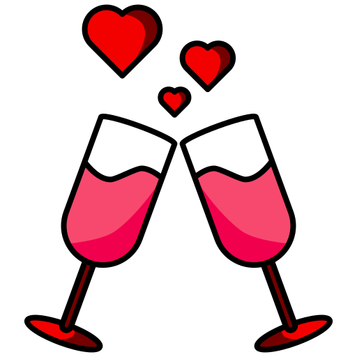 Wine glass - Free valentines day icons