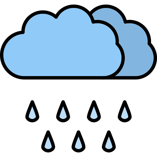 Rainy Generic Outline Color icon