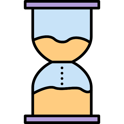 reloj de arena icono gratis