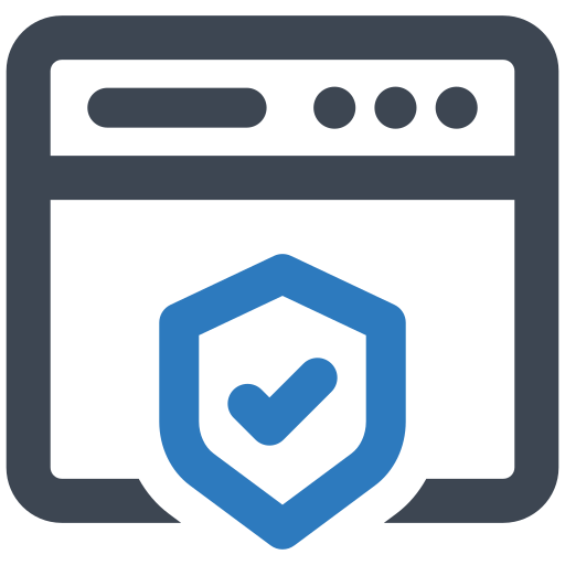 Web protection free icon