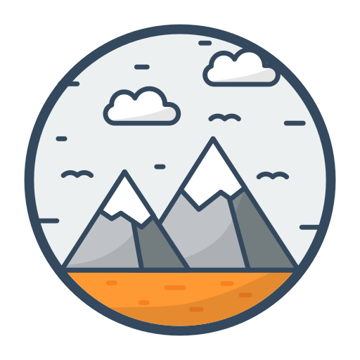 Mountain range - Free cultures icons