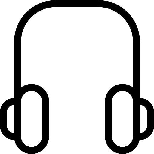 casque audio Icône gratuit