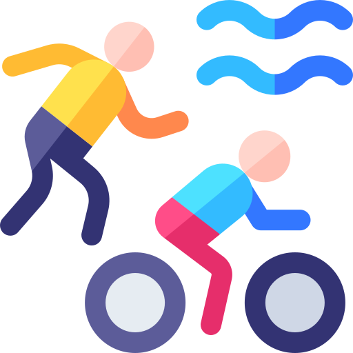 triatlón icono gratis