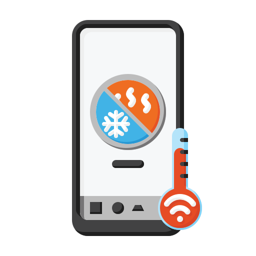 control de temperatura icono gratis