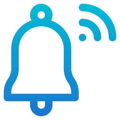 Bell Generic Gradient icon