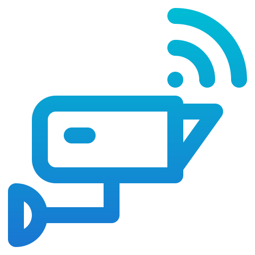 circuito cerrado de televisión icono gratis