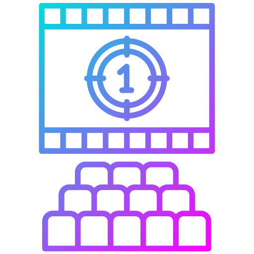 pantalla de cine icono gratis