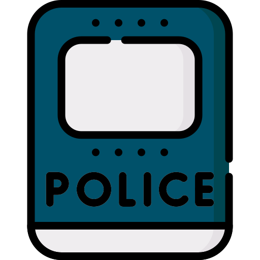 bouclier policier Icône gratuit bouclier policier Icône gratuit