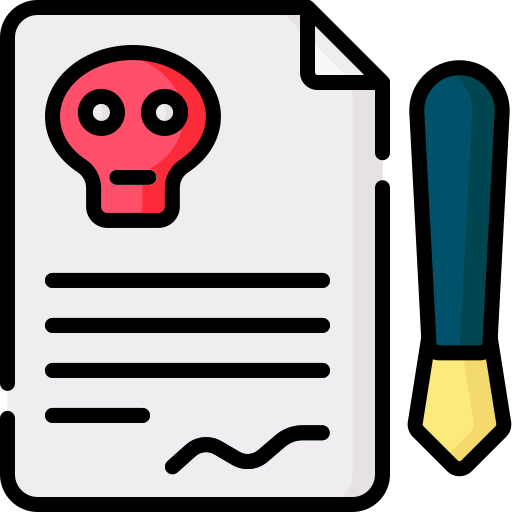 Death Generic Outline Color icon