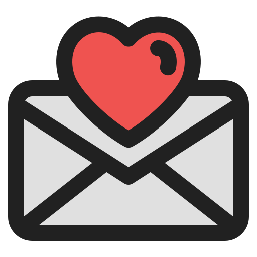 Love letter Generic Outline Color icon