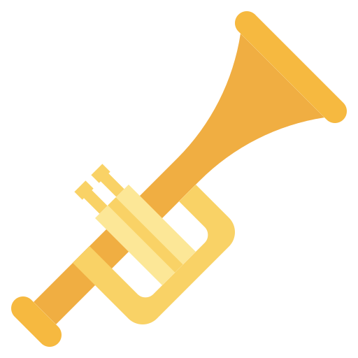 trompette Icône gratuit