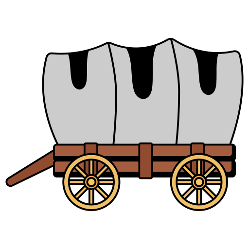 Carriage Generic Thin Outline Color icon