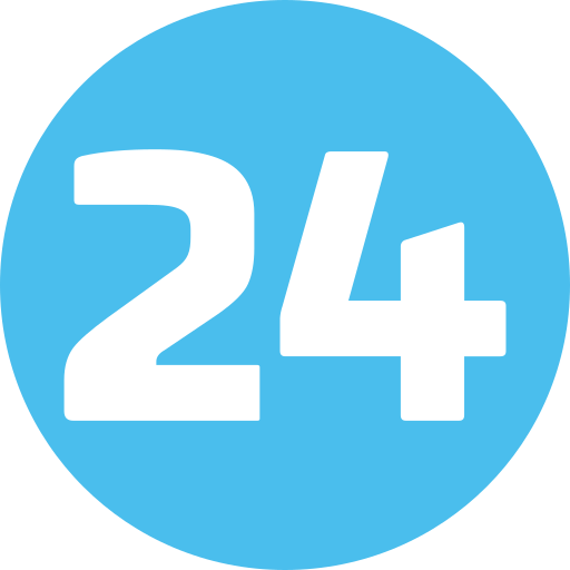 Number 24 Generic Circular icon