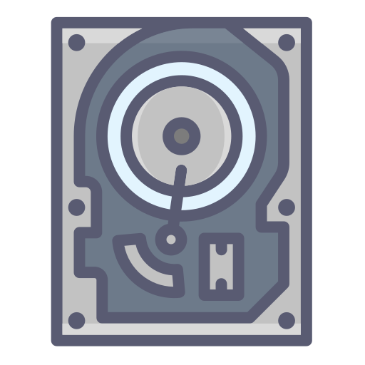 Hdd Generic Outline Color Icon