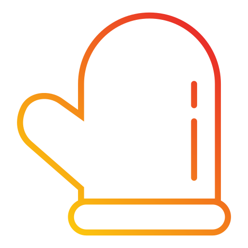 guantes de cocina icono gratis