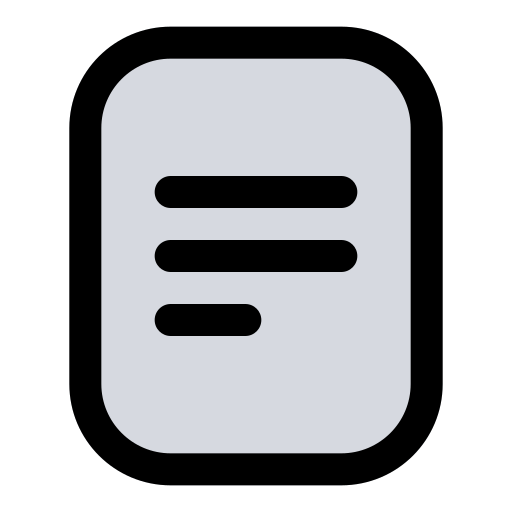 Note Generic Outline Color icon