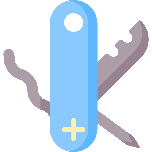 cuchillo del ejército suizo icono gratis