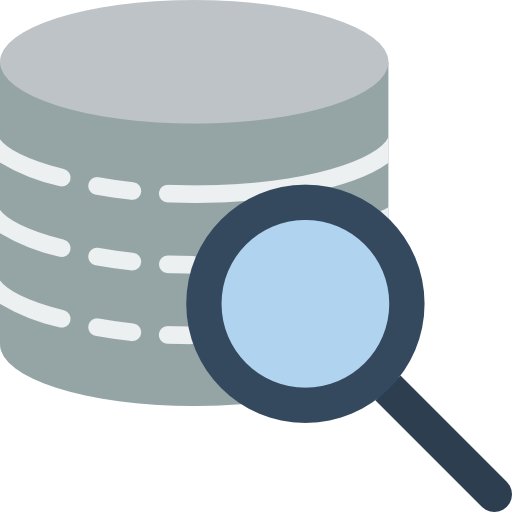 searchdata icon, find icon, reference icon, catalog icon, database