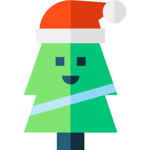 árbol de navidad icono gratis