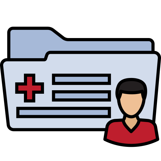 registros médicos icono gratis
