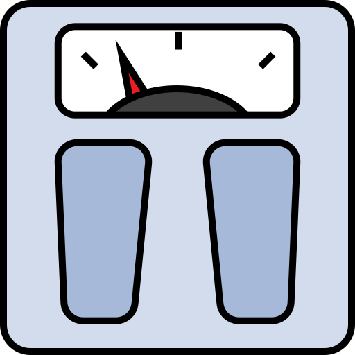 Weigh scale free icon