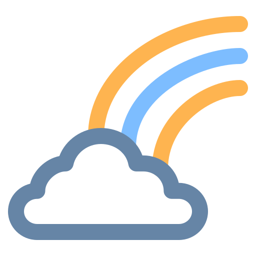 arcoíris icono gratis