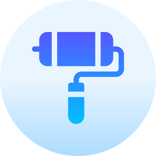 Paint roller free icon
