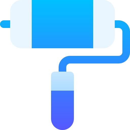 Paint roller free icon