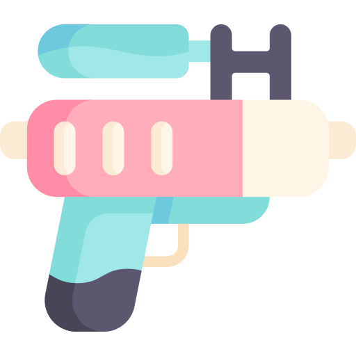 pistola de agua icono gratis