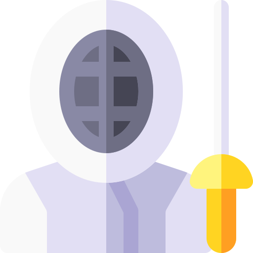 Fencer Basic Rounded Flat icon