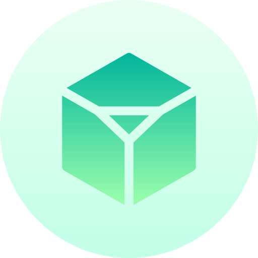 Diamond Basic Gradient Circular icon