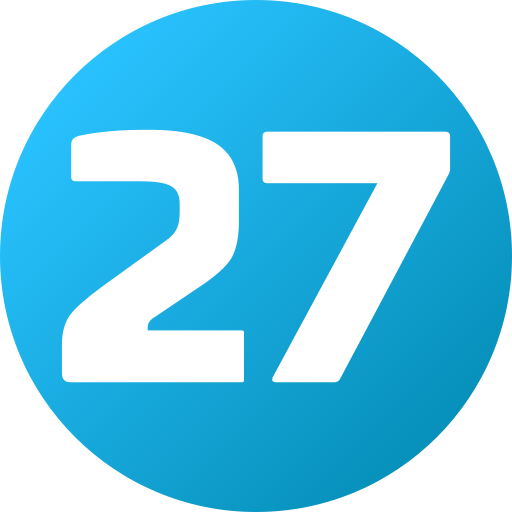 Twenty seven free icon Twenty seven free icon