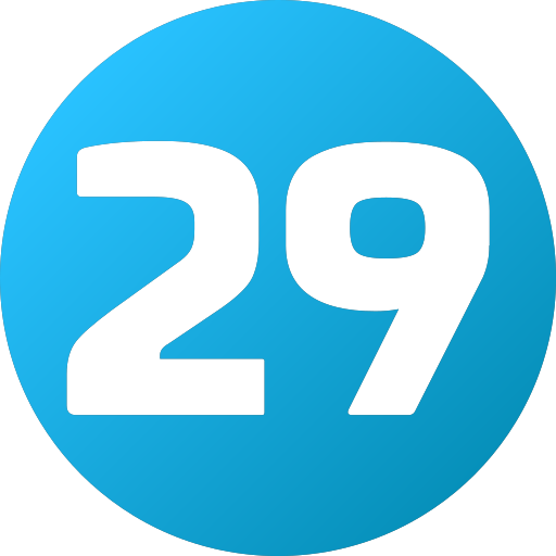 Twenty nine free icon