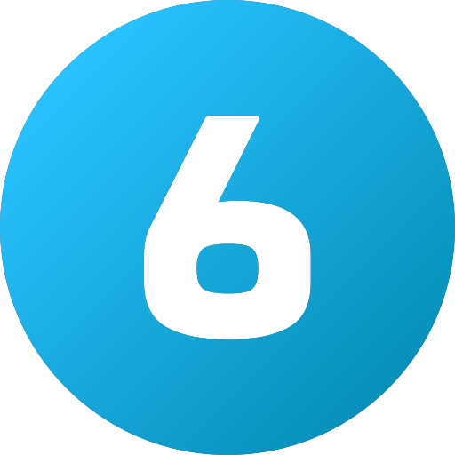 Six free icon Six free icon