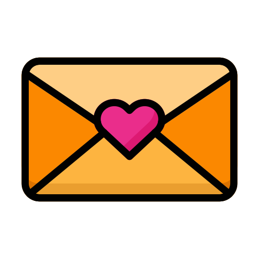 Love letter Generic Outline Color icon