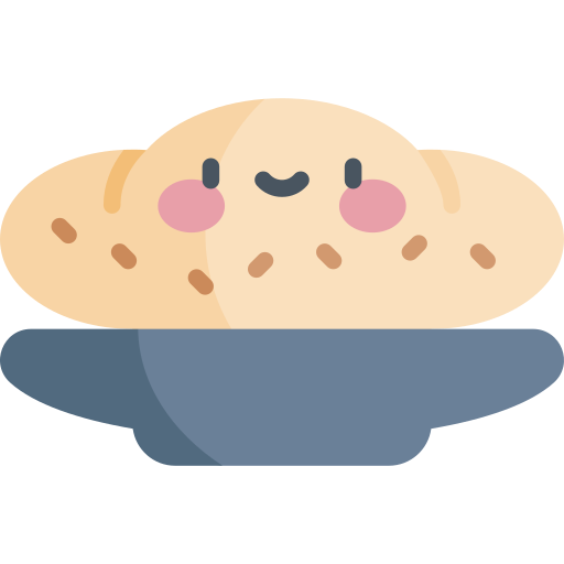 Bread Kawaii Flat Icon