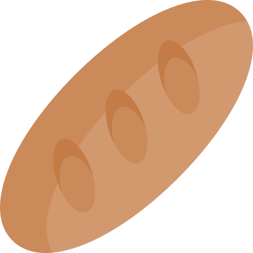 Bread Kawaii Flat Icon