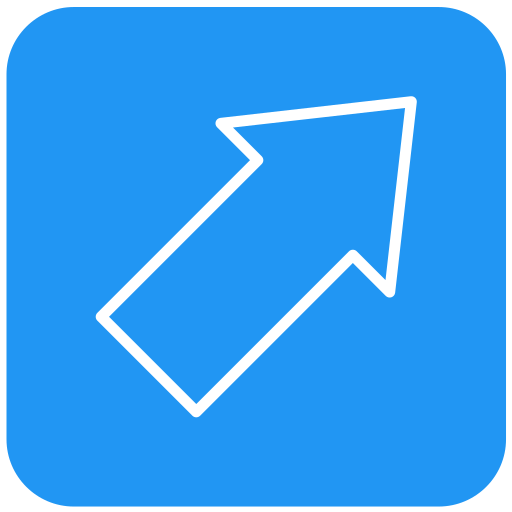 parte superior derecha icono gratis